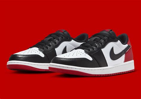 Air Jordan 1 Low Og White Black Varsity Red Cz0790 106