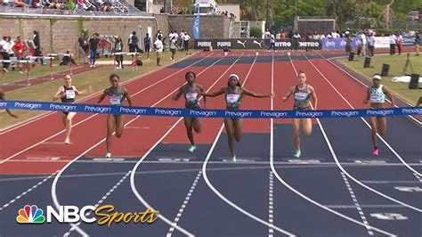 Tamari Davis Hangs On For 100 Meter Win At Bermuda Grand Prix Nbc