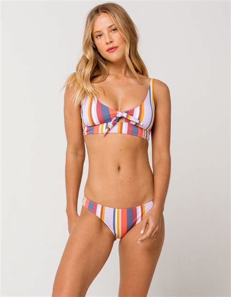DAMSEL Stripe Hipster Bikini Bottoms MULTI Tillys