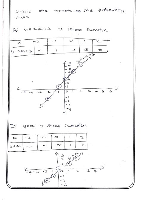 Solution Graphs For Types Of Functions Studypool