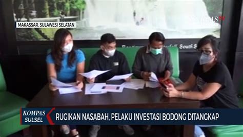 Rugikan Nasabah Pelaku Investasi Bodong Ditangkap Video Dailymotion