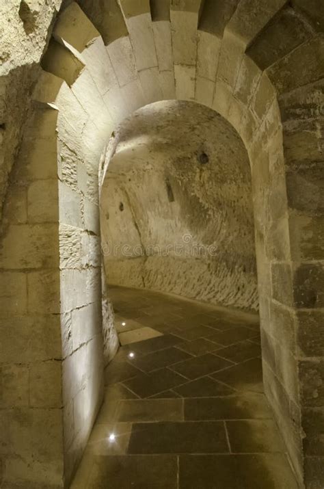 Secret Passage in the Castle of Otranto Stock Image - Image of bastille ...