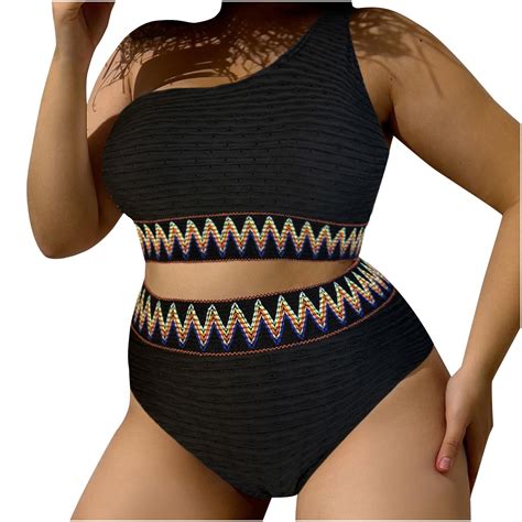 Fdgiu Plus Size Bikini High Waisted Bikini Women S Swimsuit Swimsuit Plus Oversized Swimsuit
