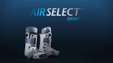 Aircast Airselect Short Walking Boot Youtube