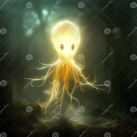 Digital Art Of Willo The Wisp Stock Illustration Illustration Of Blue