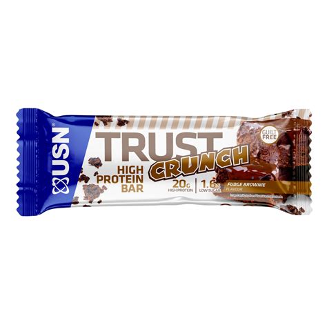 USN Trust Crunch – Fudge Brownie - Protein Bars Reviewed