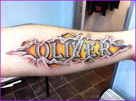 Tatuajes De Nombre Tribal Antebral