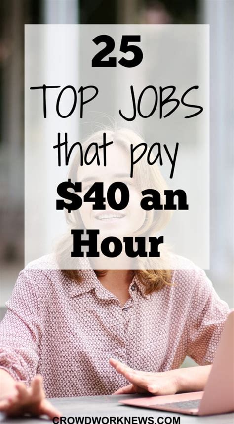 25 Top Jobs That Pay 40 An Hour In 2024