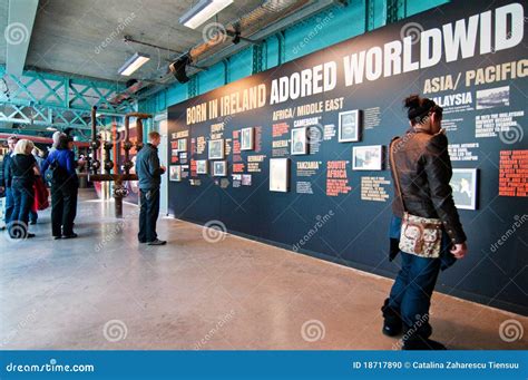 Guinness History Panels in Storehouse Editorial Image - Image of ...