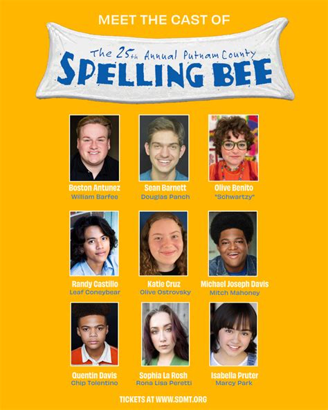 spelling-bee-cast-reveal - San Diego Musical Theatre