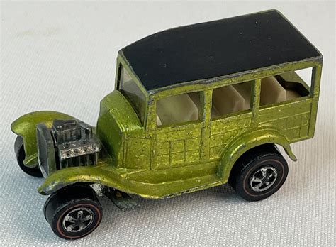 Lot Vintage Mattel Hot Wheels Redline Us Antifreeze Classic Ford Woody