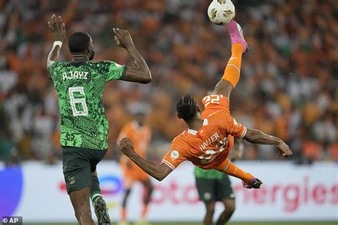 Nigeria 1 2 Ivory Coast Sebastian Hallers Incredible Finish Late On