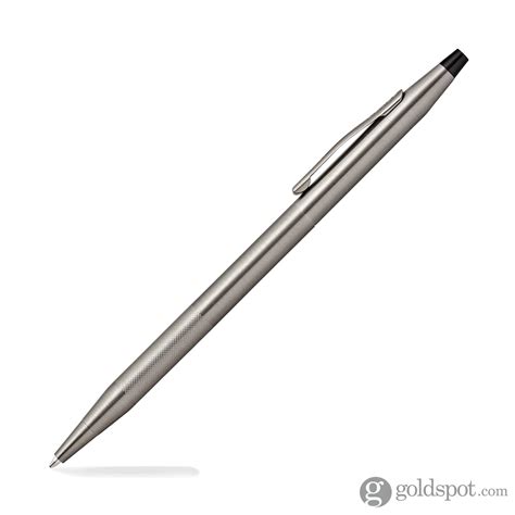 Cross Classic Century Ballpoint Pen In Titanium Gray With Micro Knurl