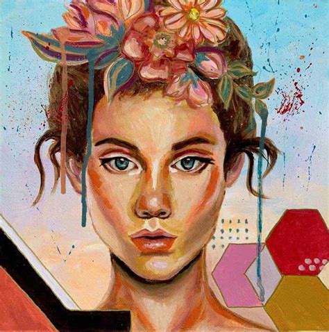 Acrylic Portrait Paintings