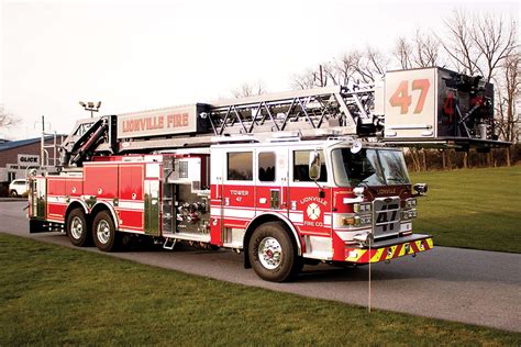 Lionville Fire Company Pierce Arrow Xt 100 Rear Mount Aerial Platform