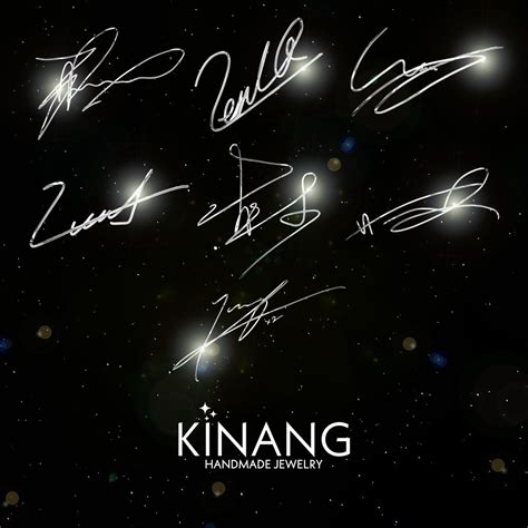 Kinang WayV Signature Necklace Kun Ten Lucas Xiaojun Hendery