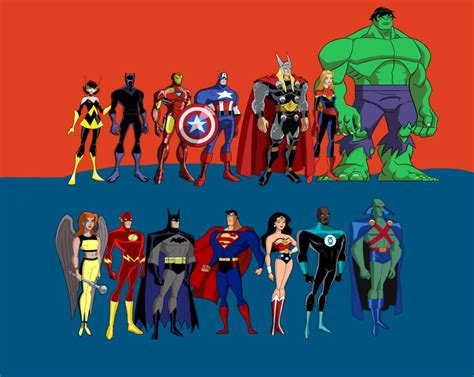 Justice League Versus The Avengers By Legobo On Deviantart