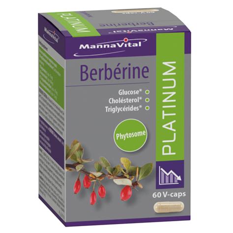 Berberine Platinum Mannavital 60 gélules