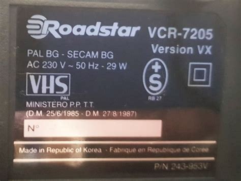 Vhs Recorder Roadstar Vcr Kaufen Auf Ricardo