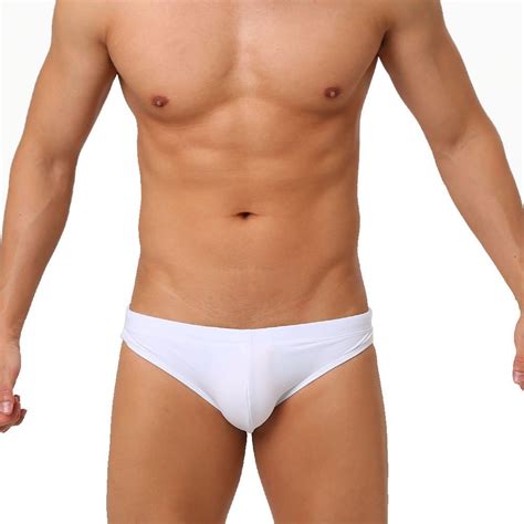 Sexy Men S Solid Bikini Swimwear Swim Briefs Swimsuit Low Rise Swimming Suit Ebay
