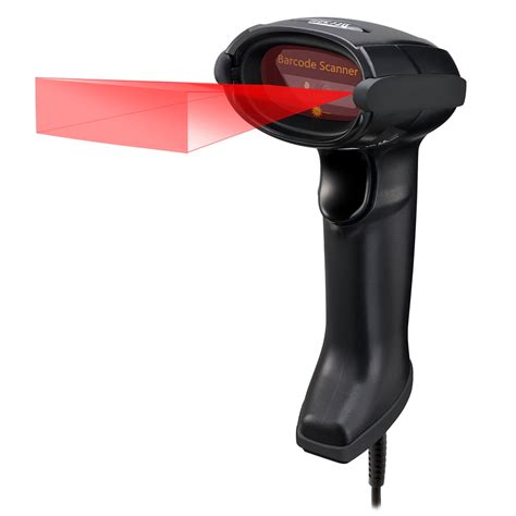 adesso nuscan tu  antimicrobial handheld barcode scanner black