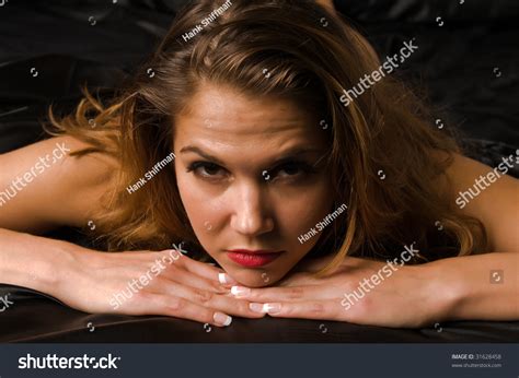 Beautiful Brown Haired Woman Lying Naked Stock Photo 31628458 Shutterstock