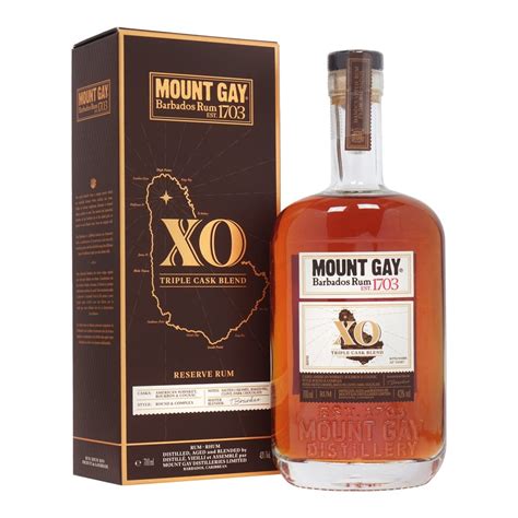 Mount Gay XO Rum Triple Cask Blend Spirits From The Whisky World UK