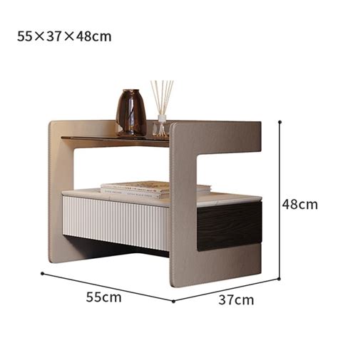 Кожаная гардеробная тумбочка с выдвижным ящиком, креативная бытовая ...