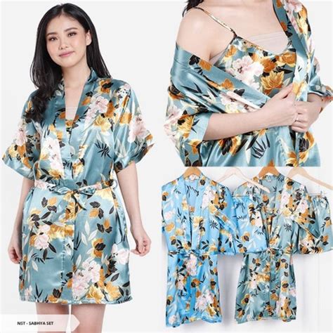 Jual Lingerie Sexy Kimono Seksi Baju Tidur Wanita Seksi Kimono Wanita Pink Kab Bekasi