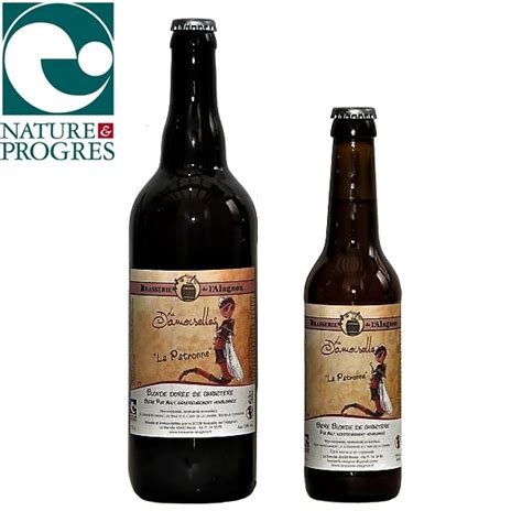Bière blonde La Patronne Brasserie de LAlagnon Talents d ici
