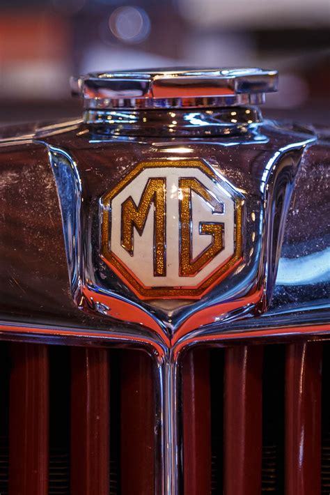 Mg Td Detail Radiator View Of Beautiful Red 1951 Mg Td L Flickr