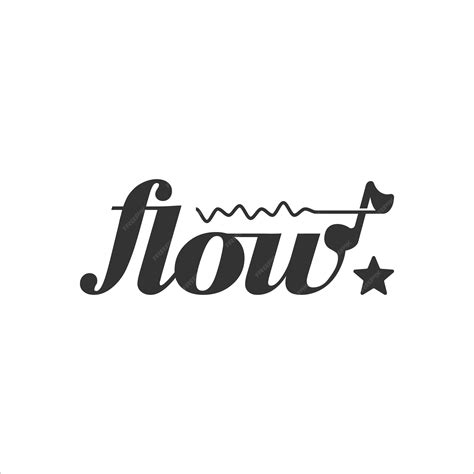 Premium Vector Flow Music Logotype Brand Logo Design