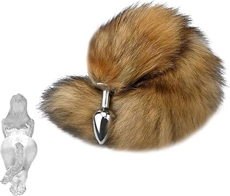 Piiknuo Analplug Fuchsschwanz Anal Plug F R Frauen Erotic Buttplug Plug Mit Schweif Lang Sexy