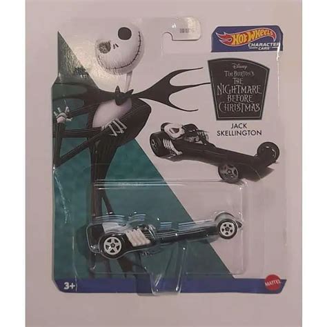 Embalagem Danificada Hot Wheels Character Cars Jack Skellington Universo Hot Wheels