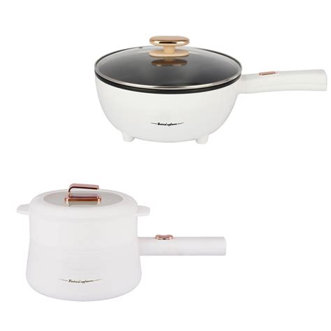 Mini Electric Hot Pot Multi Function Electric Cooking Pot Noodle Pot Electric Skillet L