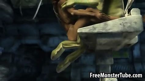 3d Alien Babe Getting Fucked Hard By A Monster