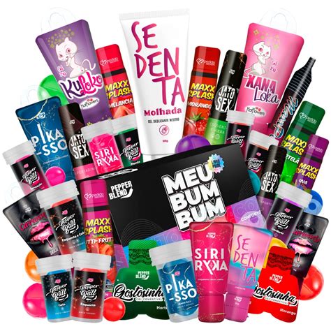 Kit Produtos Erótico Sex Shop Bolinhas Lubrificante Íntimo Sedenta Molhada Xana Loka