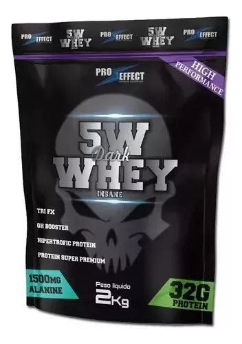 Suplemento En Polvo Pro Effect Dark Dark Insane Whey Protein Sabor