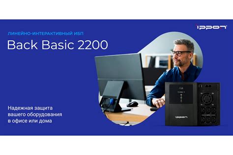 Источник бесперебойного питания IPPON Back Basic 2200 1320Вт 2200ВА ...