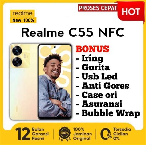 Promo Realme C55 6 128 GB NFC Garansi Resmi Diskon 20 Di Seller