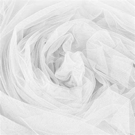 Soft Tulle Fabric Roll 54" x 40 yds - White– CV Linens