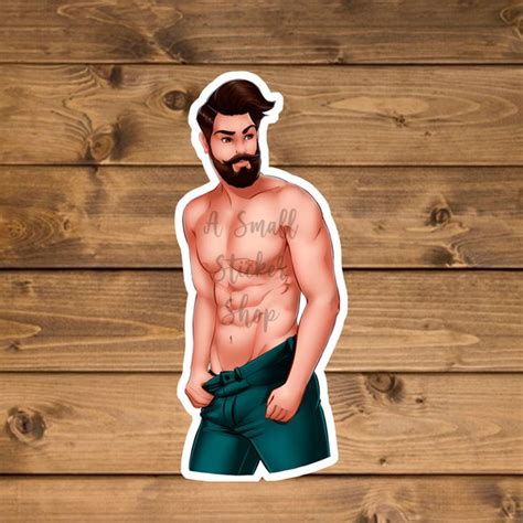 Naked Pinup Sticker Etsy Canada