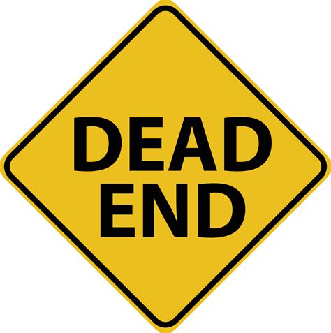 dead  sign dead  warning symbol dead  road sign flat style