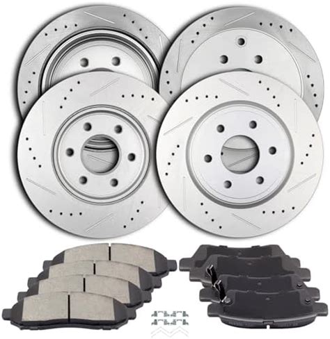 Amazon Brakes And Rotors ECCPP Front Rear Brake Pads Rotors Kits