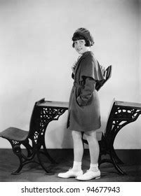 Portrait Nude Woman Covering Hat Stock Photo Shutterstock