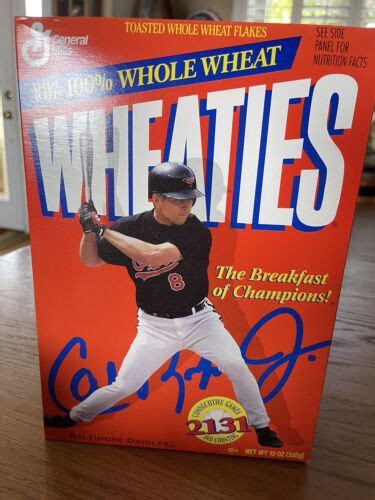 Cal Ripken Jr Wheaties Box Unopened Baltimore Orioles