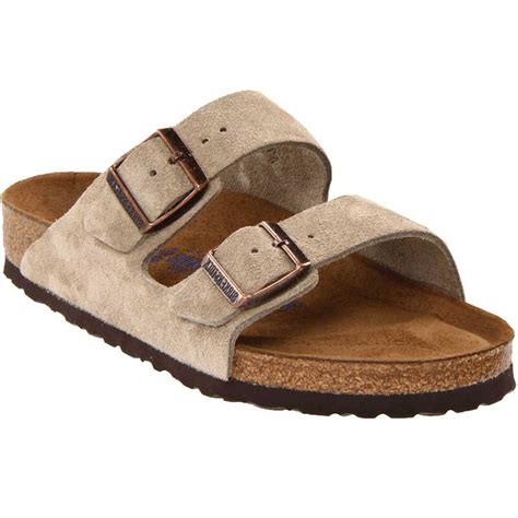 Birkenstock Arizona Soft Footbed Taupe Suede Sandal