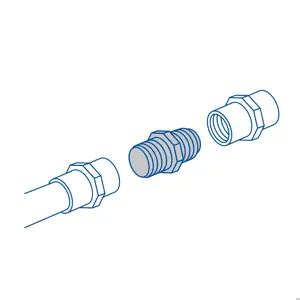 48584 CM 472 TRUPER Niple Corrido 3 4 De Polipropileno Foset