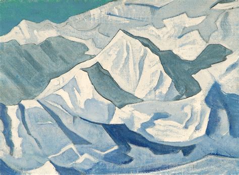 Snowy Lift 1924 By Nicholas Roerich Artchive