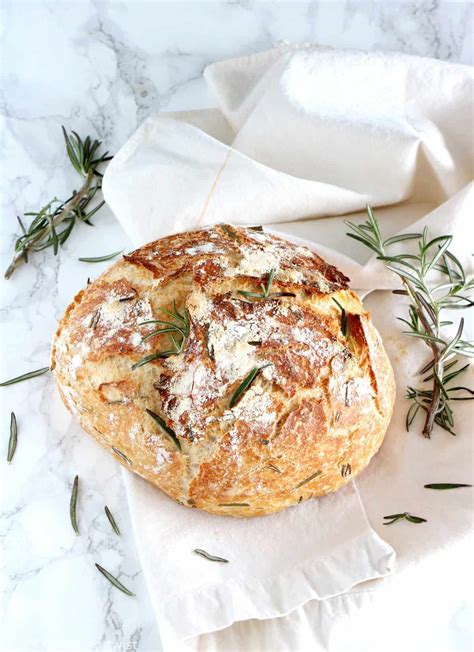 Rosemary Green Olives No Knead Bread Del S Cooking Twist